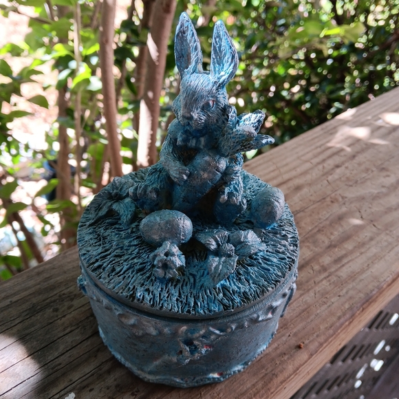 Cool Easter Stash Box Chic Bunny Rabbit - Picture 4 of 8